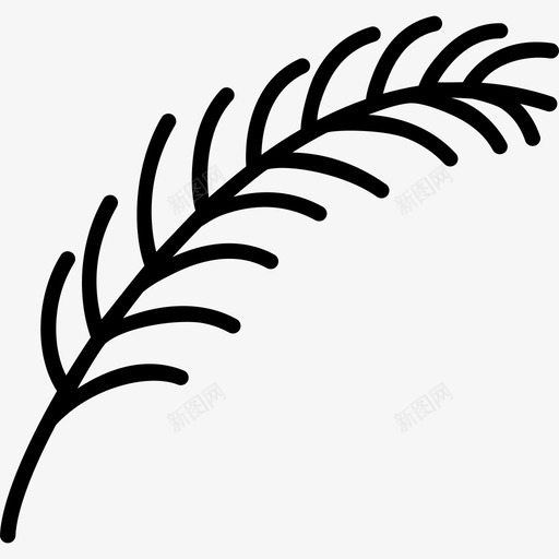 叶装饰绿色图标svg_新图网 https://ixintu.com 华丽的花朵 叶 器官 植物 毛囊 绿色 自然 茎 装饰