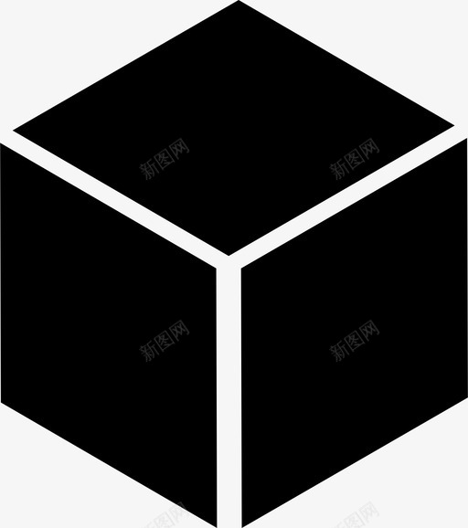 立方体三维三维打印机图标svg_新图网 https://ixintu.com 三维 三维打印 三维打印机 商业和演示 尺寸 快速成型 立方体 立方体形状 等轴测