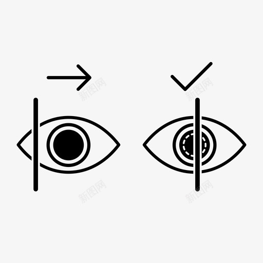 视网膜扫描仪视网膜扫描密码图标svg_新图网 https://ixintu.com 人工智能 代码 安全 密码 未来 视网膜 视网膜扫描 视网膜扫描仪 解锁 锁定