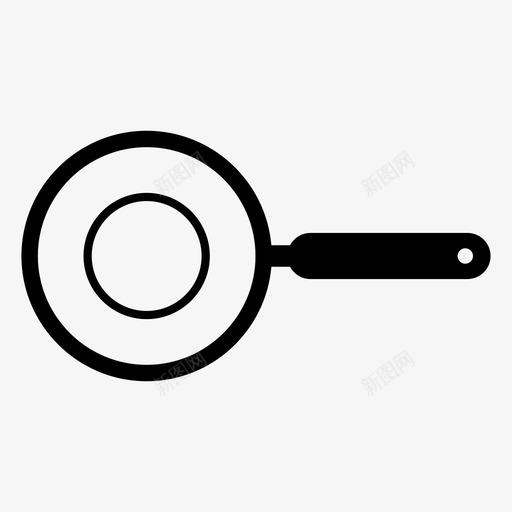 炒锅器皿炒菜图标svg_新图网 https://ixintu.com 厨房 器皿 平底锅 油炸 油炸锅 炊具 炒菜 炒锅 烤架 电器