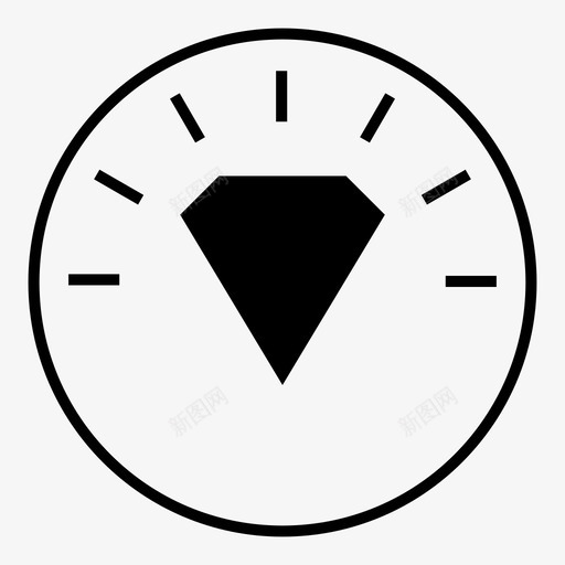 钻石宝石发光图标svg_新图网 https://ixintu.com 发光 奢华 宝石 珍贵 珠宝 石头 钻石 闪耀