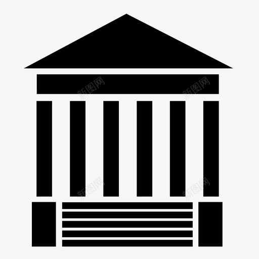 神庙神话罗马图标svg_新图网 https://ixintu.com 神庙 神话 罗马 罗马的滑稽动作
