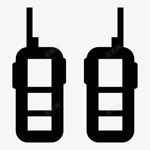 便携式收音机对讲机手持收发器图标svg_新图网 https://ixintu.com 便携式收音机 对讲机 微型目录图标 手持收发器 电台 通信