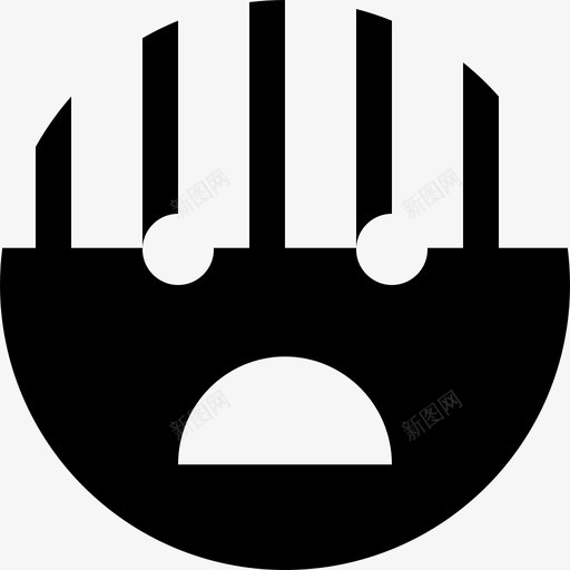恐惧的脸惊愕震惊图标svg_新图网 https://ixintu.com 恐惧 恐惧的脸 惊愕 焦虑 福尔摩吉 表情 震惊