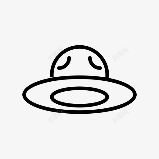 野营帽先锋帽环球旅行者帽图标svg_新图网 https://ixintu.com 保护 先锋帽 印第安纳琼斯 头饰 户外 探险者 探险者帽 旅行者帽 环球旅行者帽 野营帽