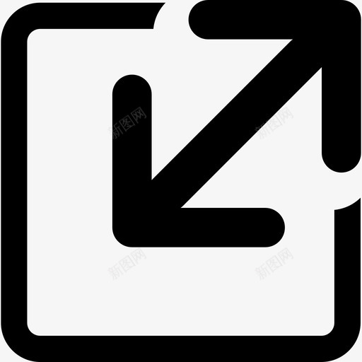 应用程序中的基本箭头调整界面内的方形箭头图标svg_新图网 https://ixintu.com 应用程序中的基本箭头 调整界面内的方形箭头
