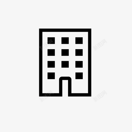 建筑休息场所房地产图标svg_新图网 https://ixintu.com 休息场所 位置 小屋 建筑 房地产 房屋 旅社 生活空间 简陋住所