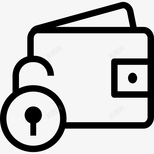 不安全钱包开支金钱图标svg_新图网 https://ixintu.com 不安全钱包 商店 开支 电子商务 经济 购买 购物 购物者 金钱