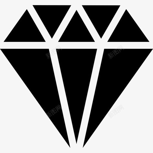钻石钻石首饰昂贵图标svg_新图网 https://ixintu.com 富有 昂贵 珠宝 钻石 钻石首饰