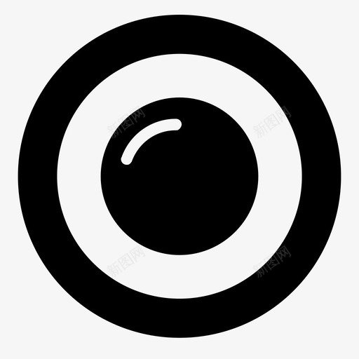 探索眼睛洞察力图标svg_新图网 https://ixintu.com 可见 打开 探索 洞察力 看 看见 眼睛 窥视 预览