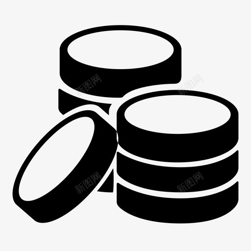 硬币白银购物图标svg_新图网 https://ixintu.com 价格 电子商务 白银 硬币 芯片 营销 货币 购物 铜