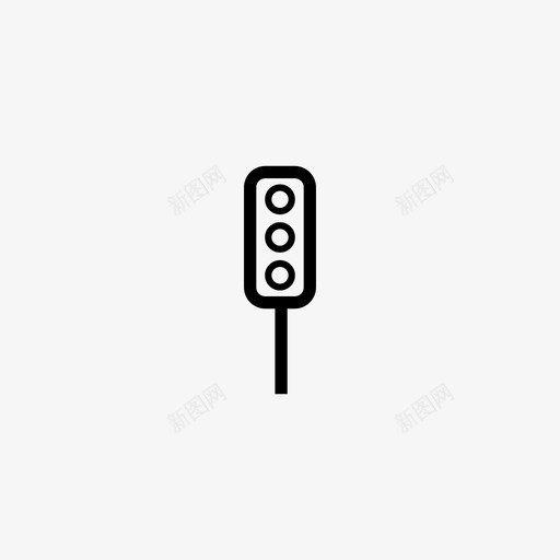 红绿灯交通公交图标svg_新图网 https://ixintu.com 交通 停止 公交 启动 小而简单 橙色 移动 红绿灯 红色 路灯 预防