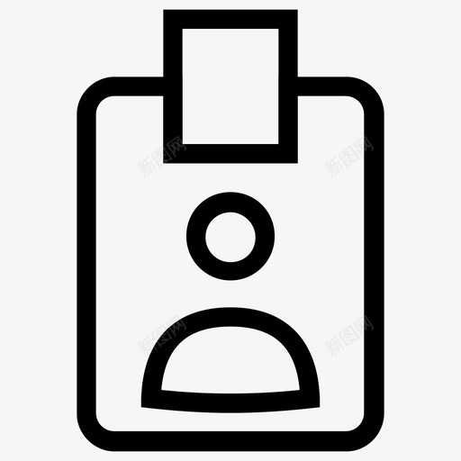 身份证工作人员安全许可证图标svg_新图网 https://ixintu.com 医院身份证 安全许可证 就业证 工作人员 照片身份证 联系人 身份证