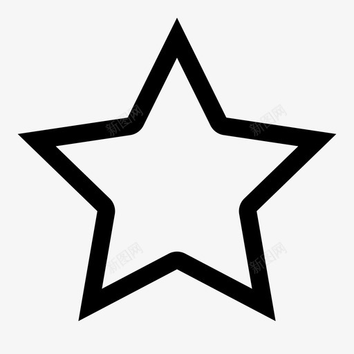 空星图标svg_新图网 https://ixintu.com 空星