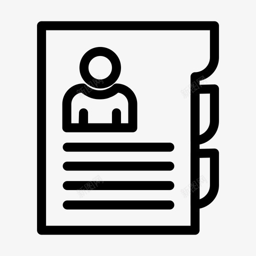 个人资料私人事务个人业务图标svg_新图网 https://ixintu.com 个人业务 个人资料 文件 日记 标签 生活史 病人 病史 私人事务 简历 记录