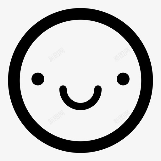 快乐面部表情感觉图标svg_新图网 https://ixintu.com 人 开心的脸 微笑 快乐 情绪 感觉 笑脸 面部表情