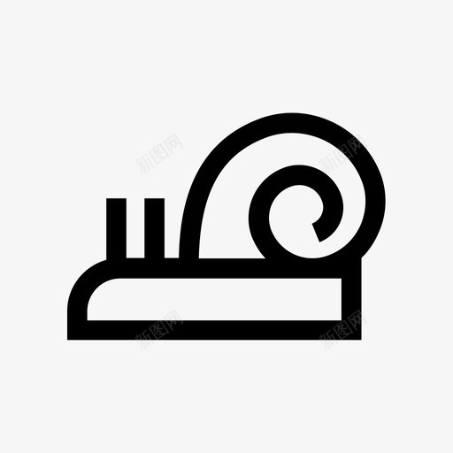蜗牛腹足动物自然图标svg_新图网 https://ixintu.com 腹足动物 自然 自然几何学 蛞蝓 蜗牛 贝壳