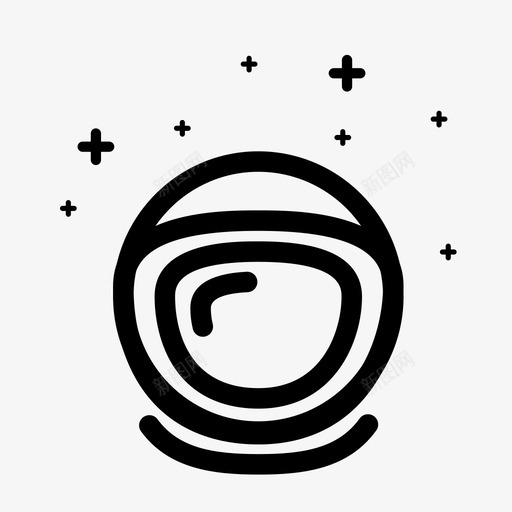 宇航员飞行月球图标svg_新图网 https://ixintu.com 太空 宇航员 月球 航天飞机 萨利 飞行