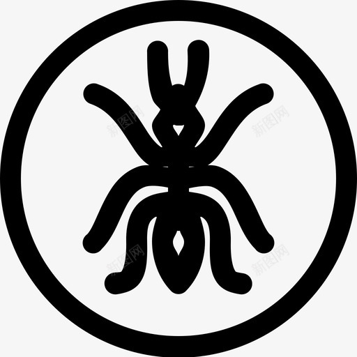 蚂蚁虱子白蚁图标svg_新图网 https://ixintu.com 刺 害虫 爬虫 甜点 白蚁 红 虱子 蚂蚁 蜜蜂 食物