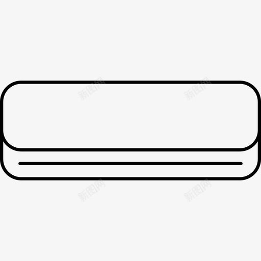 长方形物体轮廓形状丛林笔触图标svg_新图网 https://ixintu.com 丛林笔触 形状 长方形物体轮廓