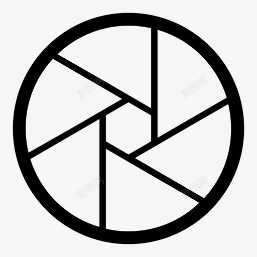 光圈照相机照片图标svg_新图网 https://ixintu.com 光圈 摄影 照片 照相机 装配