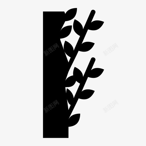 绿墙园艺自然图标svg_新图网 https://ixintu.com 公园 园丁 园艺 夏天 春天 植物 绿墙 自然