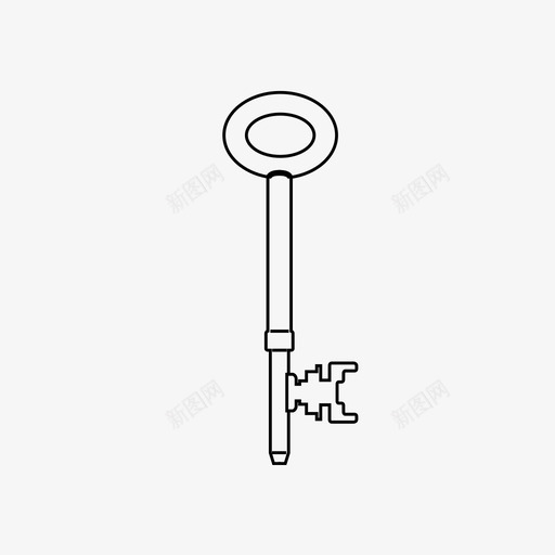 门钥匙安全受保护图标svg_新图网 https://ixintu.com 受保护 安全 密码 打开 钥匙 门钥匙