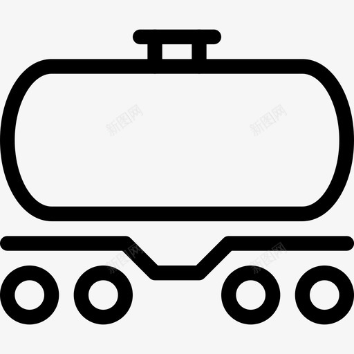 轨道车发动机工业图标svg_新图网 https://ixintu.com 产品 发动机 工业 火车 石油 行业线图标 车轮 车辆 轨道车