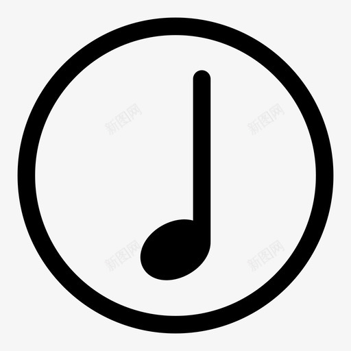 四分音符曲调半最小值图标svg_新图网 https://ixintu.com 半最小值 四分音符 播放 曲调 音乐cd 音乐光盘 音乐家 音乐音符 音符