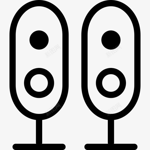 扬声器注意力音频图标svg_新图网 https://ixintu.com 低音喇叭 声音 娱乐 扬声器 注意力 音乐 音量 音频