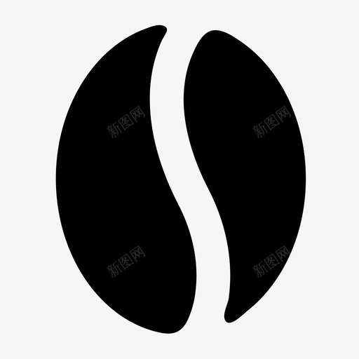 咖啡豆深褐色爪哇图标svg_新图网 https://ixintu.com 咖啡豆 深褐色 爪哇