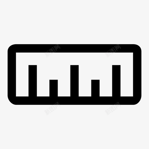 直尺计量测量图标svg_新图网 https://ixintu.com wsd编辑 厘米 测量 直尺 绘图 编辑 英寸 计量 距离