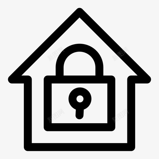 安全生活空间位置图标svg_新图网 https://ixintu.com 位置 出租人 地点 安全 房地产 房地产经纪人 生活空间 管理 锁