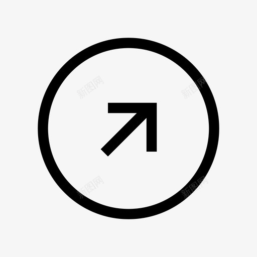 斜箭头右上右上箭头图标svg_新图网 https://ixintu.com 光标 右上 右上箭头 指针 斜箭头 箭头 道岔