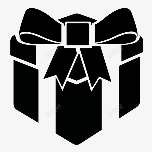礼品方形丝带图标svg_新图网 https://ixintu.com 丝带 宴会 庆祝 方形 活动 派对 生日 盒子 礼品 礼物 蝴蝶结