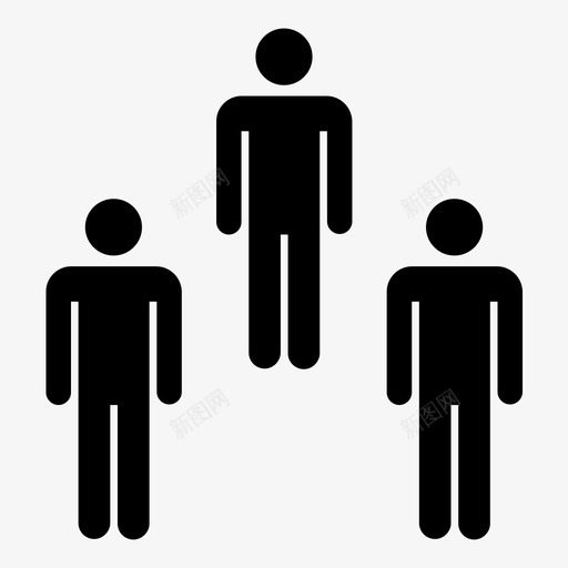人朋友团体图标svg_新图网 https://ixintu.com 人 团体 朋友 男人