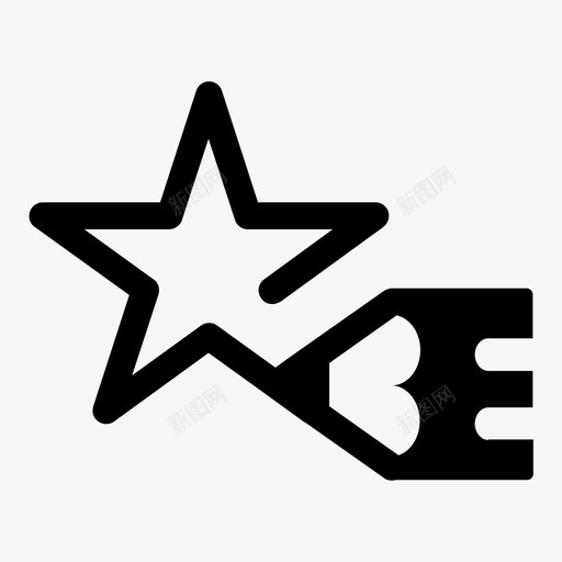 画画星星素描图标svg_新图网 https://ixintu.com 图画 插图 画 画星星 素描 记号 设计 铅笔