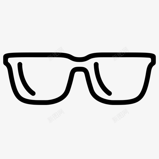 太阳镜眼镜瞄准镜图标svg_新图网 https://ixintu.com rx太阳镜 rx眼镜 墨镜 处方 夏季 太阳镜 看 眼镜 瞄准镜 镜框
