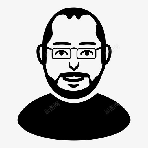 爸爸个人人物图标svg_新图网 https://ixintu.com 个人 个人头像 个人帐户 个人简介 人物 帐户类型 微笑 爸爸 用户 用户帐户