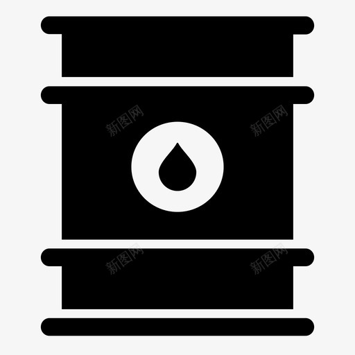 油桶石油煤气图标svg_新图网 https://ixintu.com 化石燃料 原油 油桶 煤气 燃料 石油 集装箱