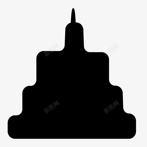 生日蛋糕生日用品图标svg_新图网 https://ixintu.com 生日用品 生日蛋糕