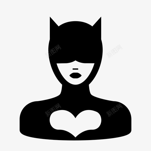 猫女用户配置文件用户头像图标svg_新图网 https://ixintu.com 个人头像 个人帐户 个人配置文件 帐户类型 猫女 用户头像 用户帐户 用户配置文件