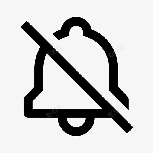 铃声通知设置通知图标svg_新图网 https://ixintu.com 声音 声音关闭 手铃 提醒 无声音 通知 通知设置 铃声 静音