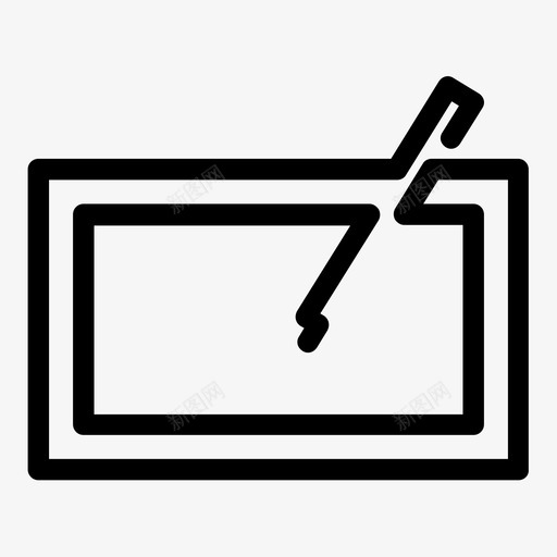 笔式平板电脑触摸板工具图标svg_新图网 https://ixintu.com ipad of 图形 工具 技术 笔式平板电脑 行业工具:平面设计 触摸板