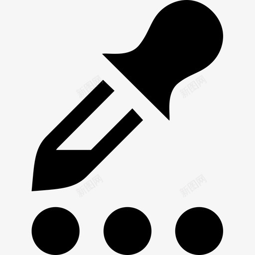滴管精确选择器图标svg_新图网 https://ixintu.com 剂量 医生 挤压 水分 滴管 精确 调色板 选择器 颜色