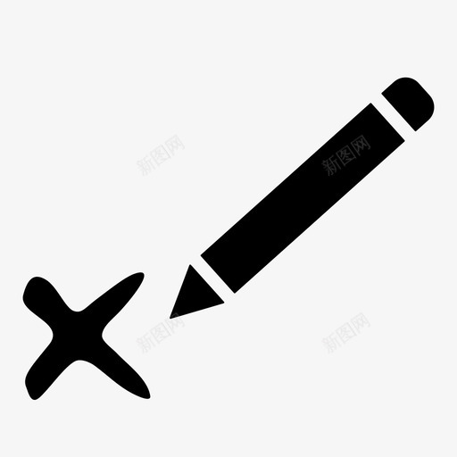 铅笔符号选择图标svg_新图网 https://ixintu.com 不 乘法 停止 勾选 投票 符号 选择 铅笔