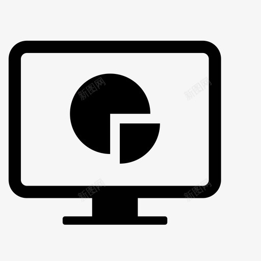 分析流量统计图标svg_新图网 https://ixintu.com 互联网 信息图表 分析 屏幕 扫描电镜 搜索引擎优化 数字数据 流量 监控 统计 营销 饼图