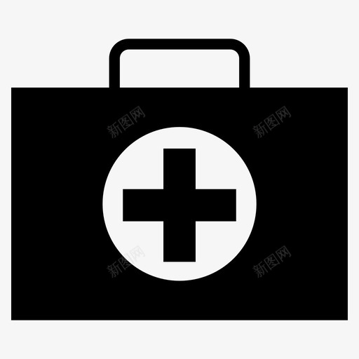 急救药品药物图标svg_新图网 https://ixintu.com 医疗 医院 卫生 急救 急救箱 药品 药物 药箱 袋子