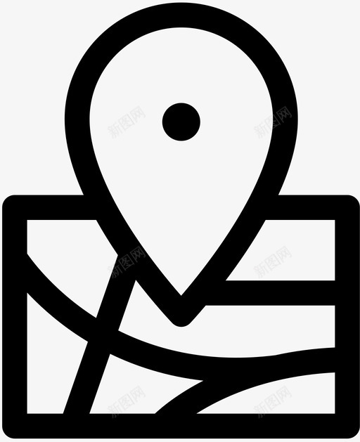 定位销在这里我在这里图标svg_新图网 https://ixintu.com 图标线城市交通 在这里 地图 定位销 我在这里 方向 点我 目的地 销位置 销点