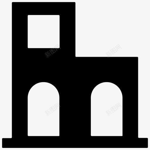 房屋结构住宅图标svg_新图网 https://ixintu.com 住宅 公寓 地基 小屋 建筑 建筑实体图标 房屋 结构